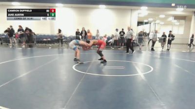 144 lbs Consi Of 16 #1 - Camron Duffield, MO vs Jake Austin, FL