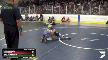 55 lbs Semifinal - Julian Mata, Lakewood WC vs Leo Tomlinson, Yale Jr Bulldogs