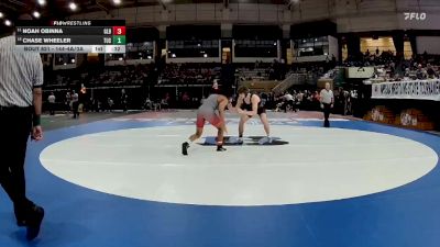 144-4A/3A Cons. Round 3 - Chase Wheeler, Tuscarora vs Noah Obinna, Glen Burnie