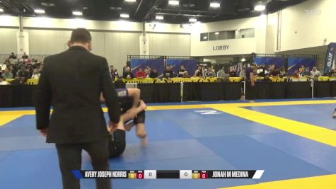 Jonah M Medina vs Avery Joseph Norris 2024 World IBJJF Jiu-Jitsu No-Gi Championship