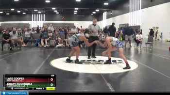 129 lbs Round 2 (8 Team) - Lars Cooper, West Virginia vs Joseph Rodriquez, Zeus Wrestling Club