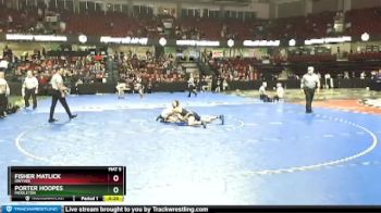 132 lbs 9th Place Match - Fisher Matlick, Owyhee vs Porter Hoopes, Middleton