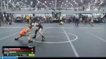 68 lbs Round 1 (6 Team) - Jack Stonebraker, Cimarron vs Zach Swingle, The Hunt