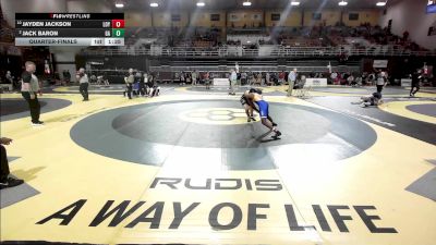 120 lbs Quarterfinal - Jayden Jackson, Loyola Blakefield vs Jack Baron, Germantown Academy