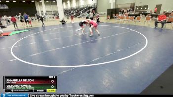 130 lbs 5th Place Match - Annabella Nelson, Wisconsin vs Victoria Powers, Nebraska Wrestling Academy