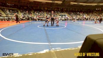45 lbs Round Of 16 - Shaelynn Secrest, East Kansas Eagles vs Bradley Francis, Team Tulsa Wrestling Club