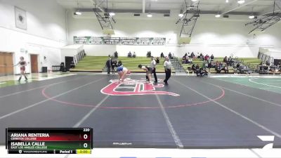 220 lbs Round 2 - Isabella Calle, East Los Angles College vs Ariana Renteria, Cerritos College