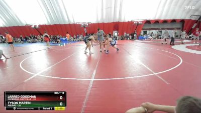 215 lbs Semis & Wb (16 Team) - Tyson Martin, Aquinas vs Jarred Goodman, Cambridge-Isanti Blue