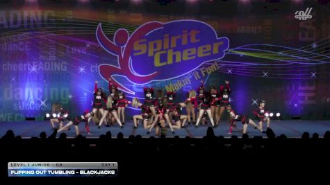 Flipping Out Tumbling - Blackjacks [2026 L1 Junior - D2 Day 1] 2026 Spirit Cheer Grand Nationals