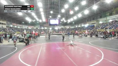 54 lbs Quarterfinal - Alejandro Martinez, Ridge WC vs Josiah Guagliardo, Steel City Reloaded WC