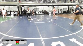 120A lbs Quarterfinal - Peyton Ellis, Mayo Quanchi/coventry High School vs Leo Deluca, Blair Academy