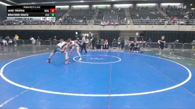 136 lbs Consi Of 8 #2 - Jase Tropea, Woolwich Township vs Brayden Kratz, Gilbertsville