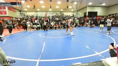 285 lbs Quarterfinal - Brandon Urbina, McLain vs Josiah Mansfield, McAlester