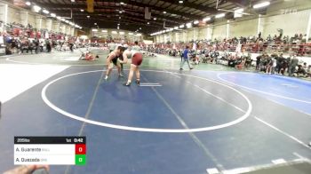 285 lbs Consi Of 8 #2 - Angelo Guarente, Bulldog Wrestling vs Antonio Quezada, One Hitters