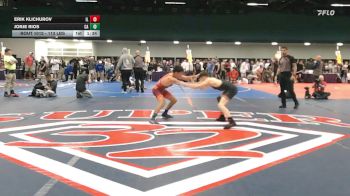 113 lbs Quarterfinal - Erik Klichurov, IL vs Jorje Rios, CA