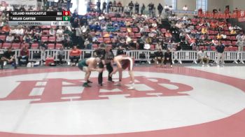 165 lbs Quarterfinal - Leland Hardcastle, Montgomery Bell Academy vs Miles Carter, Notre Dame High School