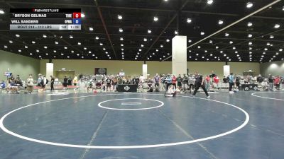 113 lbs Champ. Rd Of 32 - Bryson Gelinas, Threestyle vs Will Sanders, Open Mats