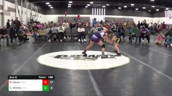 90 lbs 2nd Wrestleback (8 Team) - Conner Whitely, Junior Terps Xtreme (MY) vs Mason Bauer, Beast Mode