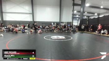 127 lbs Semifinal - Abby Richard, Peninsula Wrestling Club vs Felicia Bell, Unattached