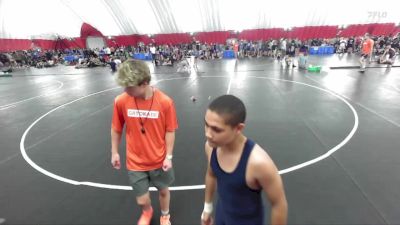 120 lbs Placement Matches (8 Team) - Xavier Foster, Illinois Top Dawgs Orange vs Braiden Hale-Toomey, Reedsburg