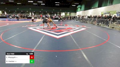 190 lbs Round Of 64 - Elbrus Majagah, NJ vs Brock Hacker, GA