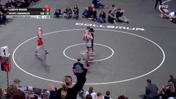 1st Place Match - Wyatt Anderson, Parkston vs Landyn Reiser, Tri-Valley