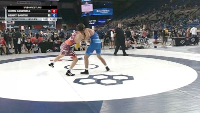 165 lbs Cons. Rd Of 64 - Owen Campbell, Pennsylvania vs Henry Santini, Massachusetts