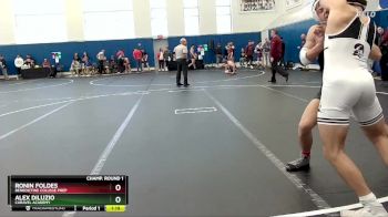 157 lbs Champ. Round 1 - Alex Diluzio, Caravel Academy vs Ronin Foldes, Benedictine College Prep
