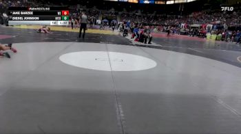 106 lbs Champ. Round 3 - Diesel Johnson, Nyssa vs Jake Barzee, West Side