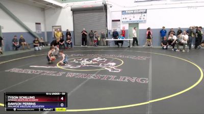 59 lbs Cons. Round 2 - Dawson Perrins, Avalanche Wrestling Association vs Tyson Schilling, Interior Grappling Academy