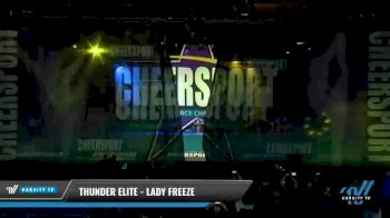 Thunder Elite - Lady Freeze [2021 L2 Junior - D2 - Small - A Day 1] 2021 CHEERSPORT National Cheerleading Championship