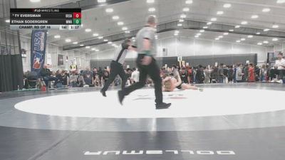 157 lbs Champ. Rd Of 16 - Ethan Sodergren, Moen Wrestling Academy vs Ty Eversman, Bear Cave