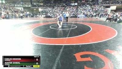 4A 144 lbs Cons. Round 3 - Carlos Kisokwa, Kamiakin vs Hunter Sandal, Sumner