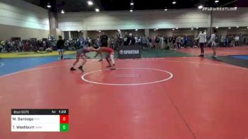 106 lbs Prelims - Malaquias Santiago, Effingham County Wrestling Club vs Tyler Washburn, Garage Boyz Wrestling