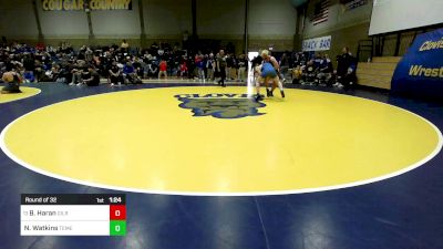 218 lbs Round Of 32 - Brian Haran, Gilroy vs Noah Watkins, Temecula Valley