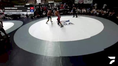 165 lbs Gideon Vargas, IEWA - Inland Empire Wrestling Association vs Abdulrazzaq Mirjan, CVWA - Central Valley Wrestling Association