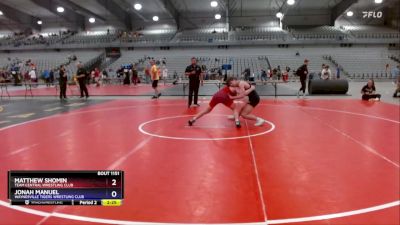 150 lbs Round 5 - Matthew Shomin, Team Central Wrestling Club vs Jonah Manuel, Waynesville Tigers Wrestling Club