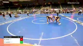 145 lbs Quarterfinal - Daxton Hruby, Brighton Wrestling Club vs Ladarion Lockett, Cowboy Wrestling Club