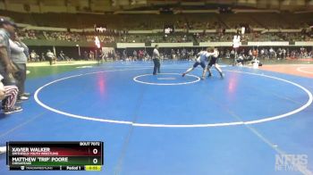 165/185 Cons. Round 3 - Xavier Walker, Smithfield Youth Wrestling vs Matthew `Trip` Poore, Chesapeake