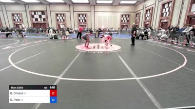 83 lbs Consi Of 8 #1 - Brody O'Hern, Ny vs Rei Pate, Va