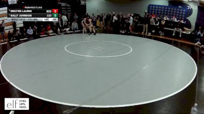 170 lbs. 3rd Place Match - Sally Johnson, Clarksville vs Irelynn Laurin, West Creek