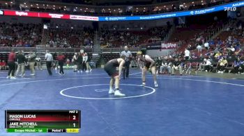 3A-144 lbs Cons. Round 5 - Jake Mitchell, Iowa City, City High vs Mason Lucas, Carlisle