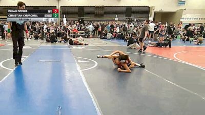 93 lbs Rr Rnd 7 - Elijah Depina, Falcons Wrestling Club - ESC vs Christian Churchill, RedNose Wrestling School - ESC