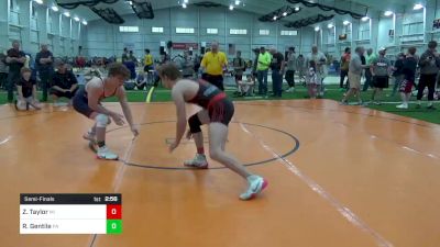 C-152 lbs Semifinal - Zachary Taylor, MI vs Rudy Gentile, PA