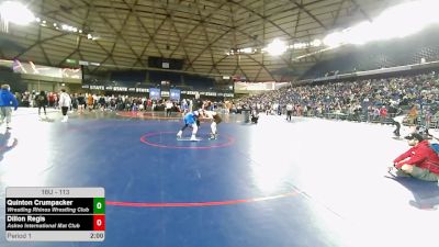 113 lbs Champ. Rd Of 16 - Quinton Crumpacker, Wrestling Rhinos Wrestling Club vs Dillon Regis, Askeo International Mat Club