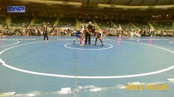 101 lbs Semifinal - Ariah Mills, Roundtree Wrestling Academy vs Jett Kline, Cowboy Wrestling Club