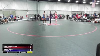 170 lbs Round 1 (6 Team) - Tracy Linklater, Texas Blue vs Nasji White, Minnesota