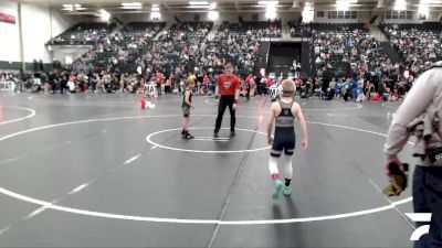 70 lbs Semifinal - Milo Stuart, Bryan Youth Wrestling vs Maddox Couch, Unattached