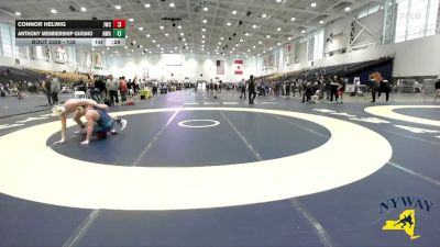138 lbs Cons. Round 7 - Anthony MEMBERSHIP Gugino, NWAA vs Connor Helwig, Journeymen Wrestling Club