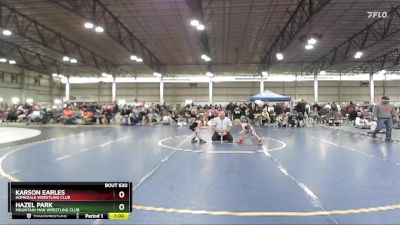 38-40 lbs Round 3 - Karson Earles, Homedale Wrestling Club vs Hazel Park, Mountain Man Wrestling Club